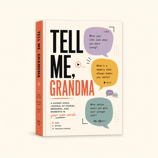Tell Me Grandma video journal cover
